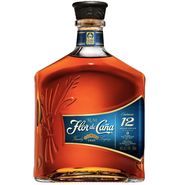 Flor de Caña 12 Year Centenario Rum 750mL