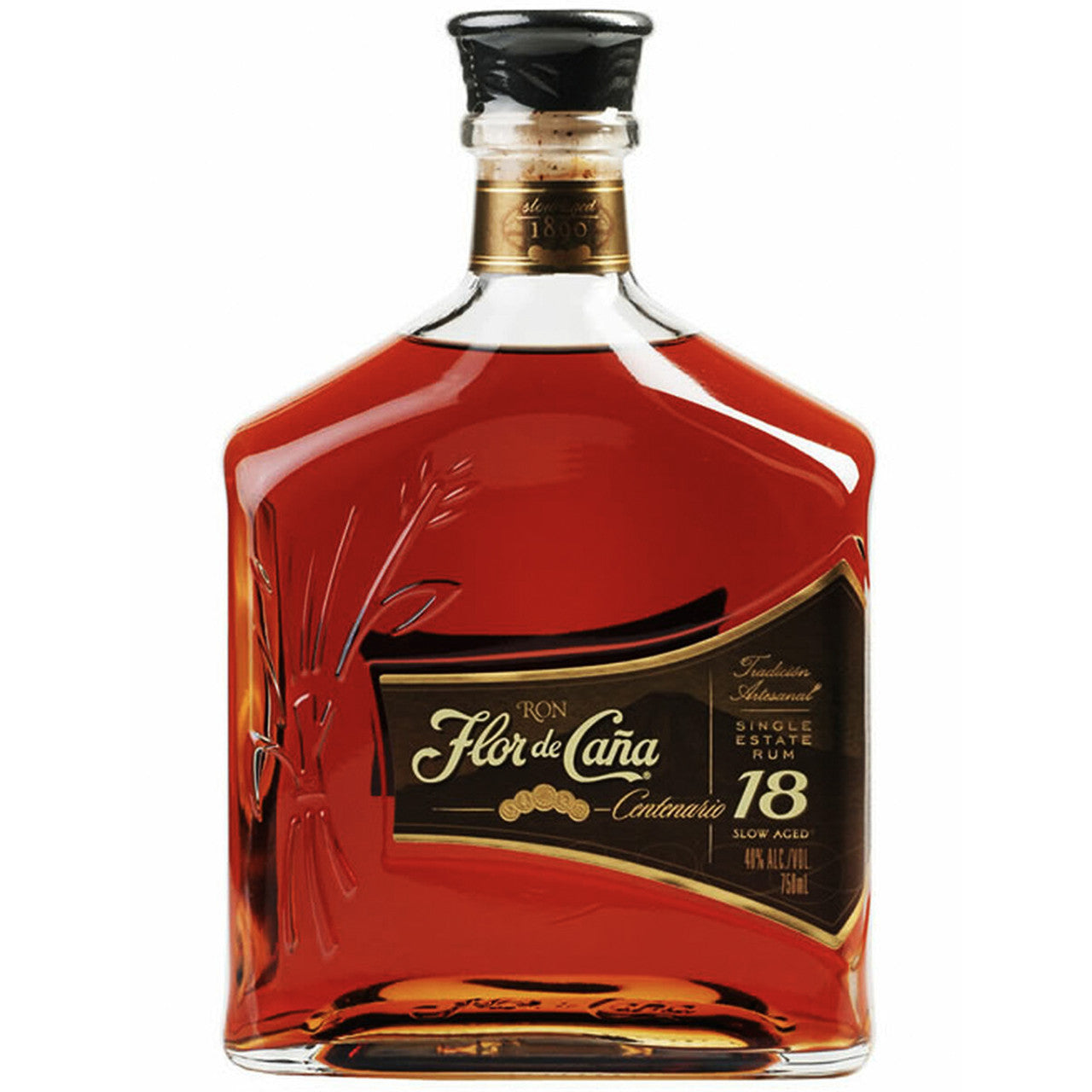 Flor de Caña 18 Year Centenario Rum 750mL