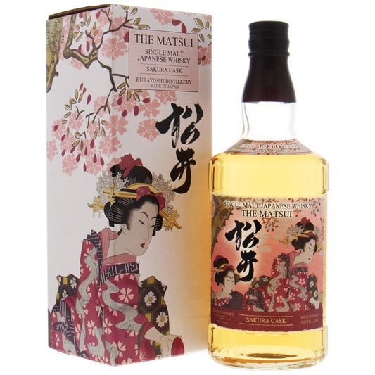 Matsui Sakura Cask Single Malt Japanese Whisky 750mL