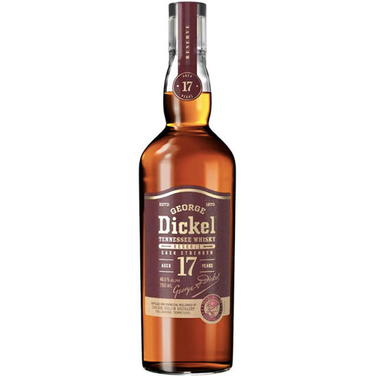 George Dickel 17 Year Old Cask Strength Reserve Tennessee Whisky 750mL
