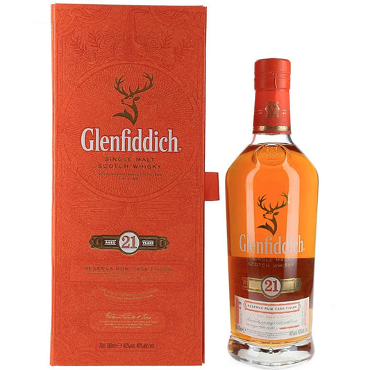Glenfiddich 21 Year Old Reserva Rum Cask Single Malt Scotch Whisky 750mL