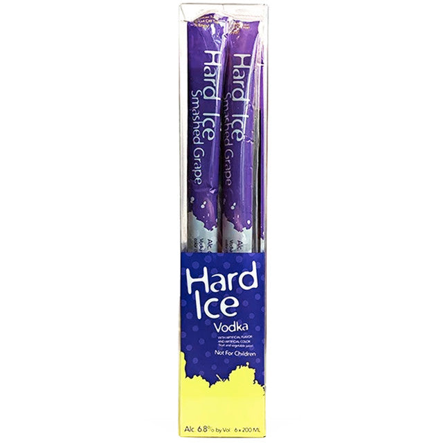 Hard Ice Smashed Grape Vodka Freezies 200mL – 6 pack