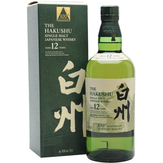 Hakushu 12 Year 100th Anniversary Single Malt Japanese Whisky 750mL