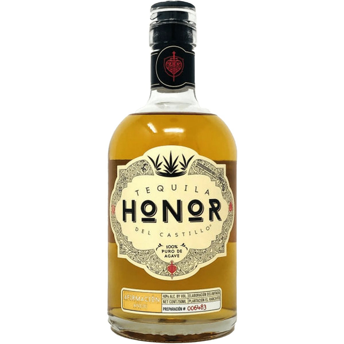 Tequila Honor Del Castillo Anejo 750mL