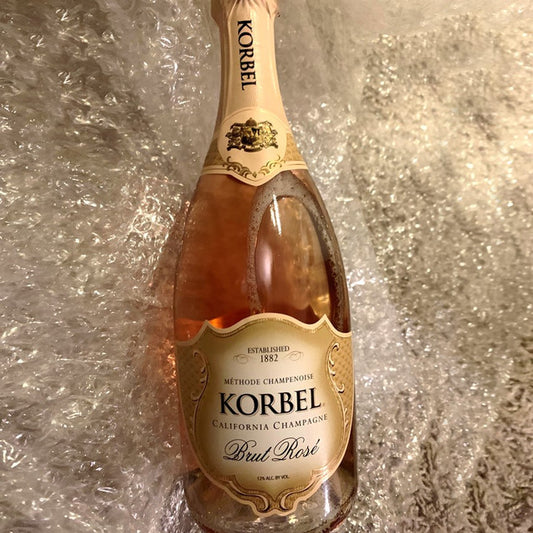 Korbel Brut Rose California Champagne "Romance" 750 mL