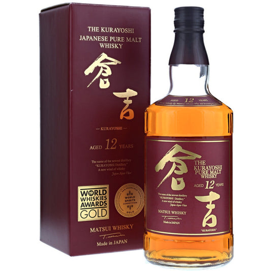 Kurayoshi 12 Year Malt Whisky 750mL