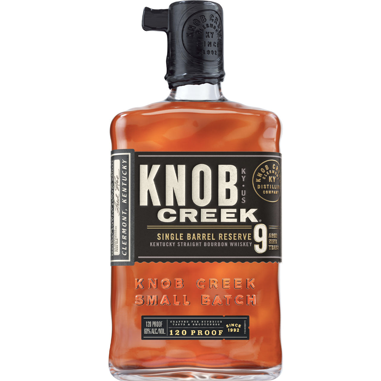 Knob Creek 9 Year Old Single Barrel Reserve Small Batch Bourbon 750mL