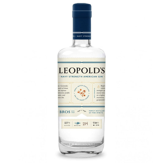 Leopold's Navy Strength American Gin 750mL