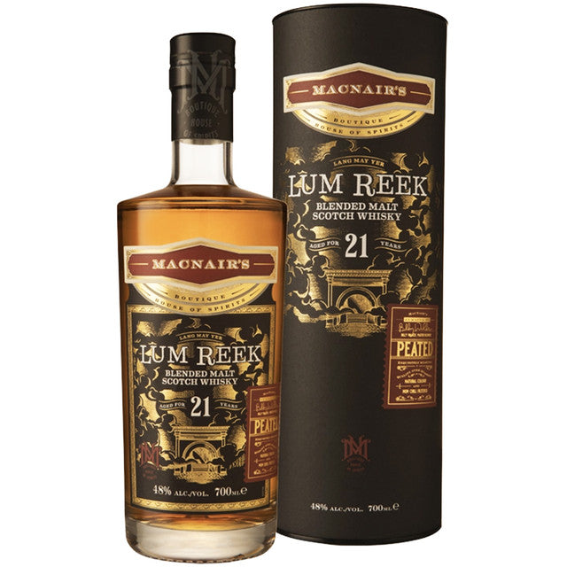 Macnair's Lum Reek 21 Year Blended Malt Scotch 750mL
