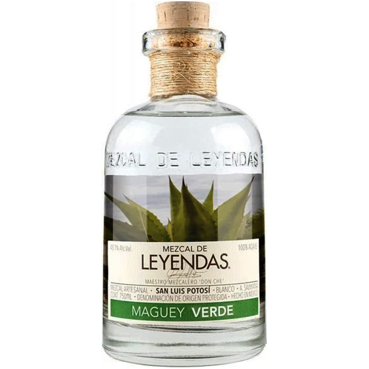 Mezcal de Leyendas Verde San Luis Potosi 750mL