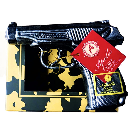 Ceramic Pistol Armenian Brandy Apollo VSOP 5 Years Old 150mL