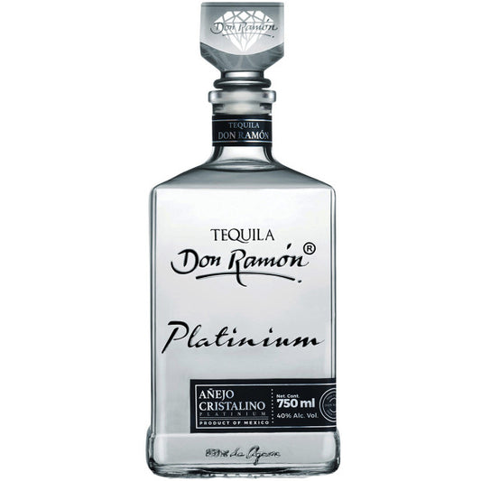 Don Ramón Tequila Platinum Añejo Cristalino 750mL