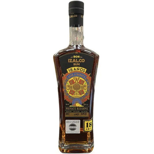 Ron Izalco 18 Year Old Cask Strength Private Reserve Rum 700mL
