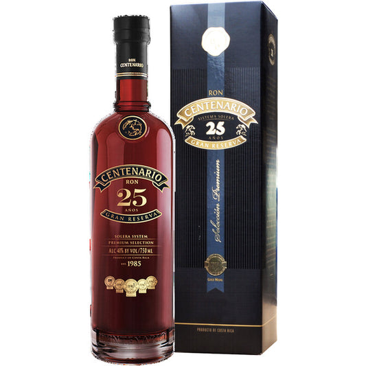 Ron Centenario Rum 25 Year Gran Reserva 750mL