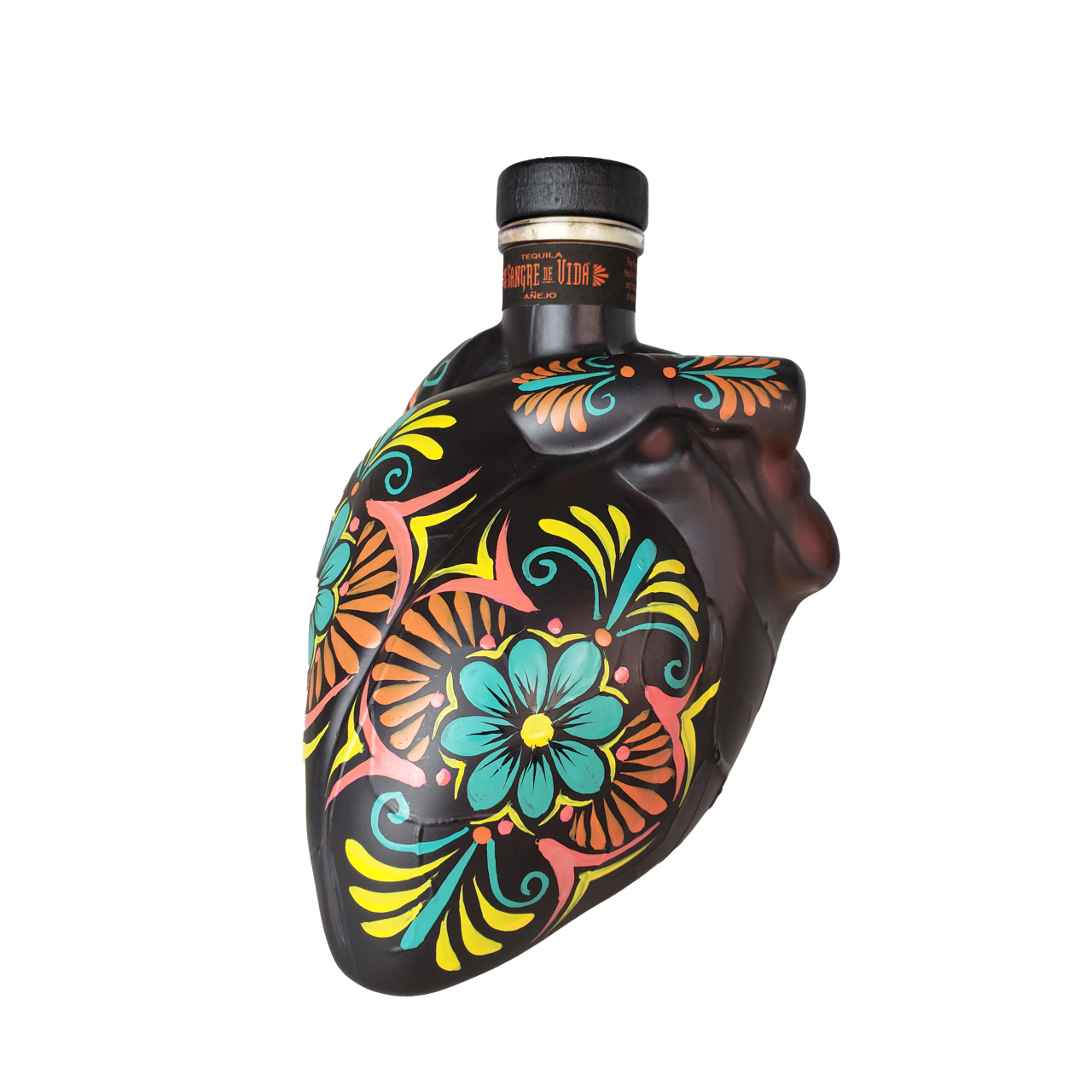 Sangre De Vida Corazón Anejo Heart Shaped Tequila 750ml