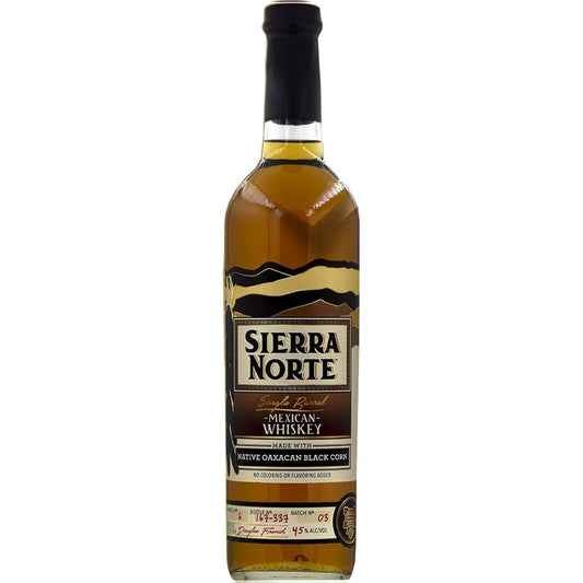 Sierra Norte Native Oaxacan Black Corn Single Barrel Whiskey 750mL