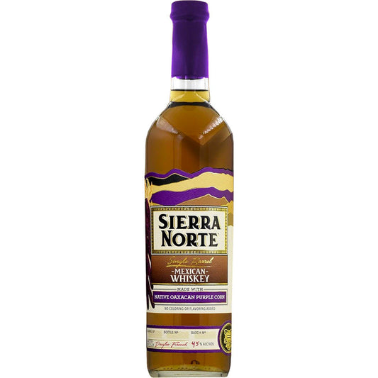 Sierra Norte Native Oaxacan Purple Corn Single Barrel Whiskey 750mL