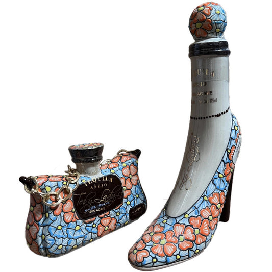 Teky Lady's Tequila Añejo High Heel and Purse Set Each 375mL - 5