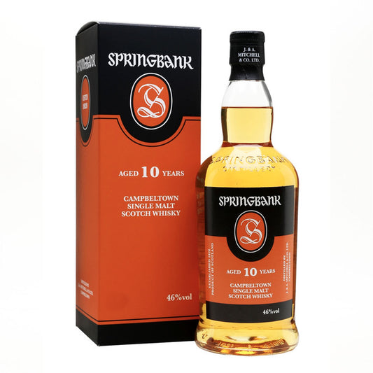 Springbank 10 Year Old Campbeltown Single Malt Scotch Whisky 700mL