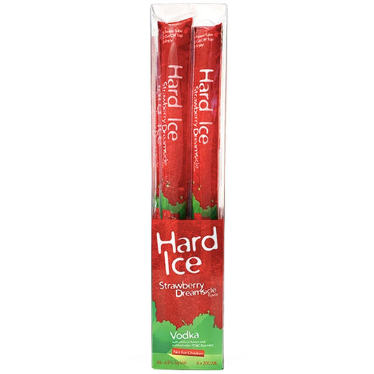 Hard Ice Strawberry Dreamsicle Vodka Freezies 200mL – 6 pack