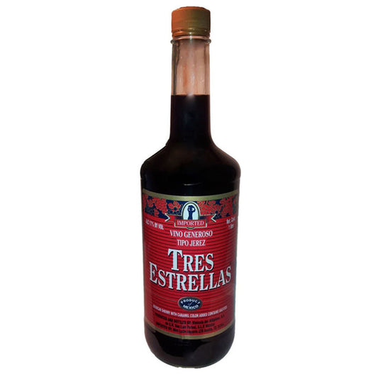 Tres Estrellas Jerez Mexican Cherry Liqueur 1L