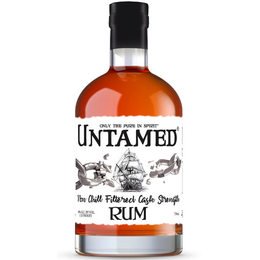 Untamed Non Chill Filtered 8 Years Cask Strength Rum 750mL