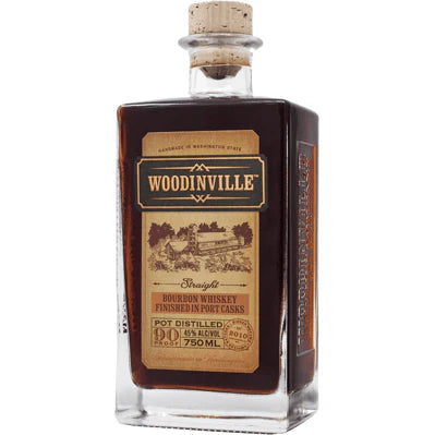 Woodinville Bourbon Whiskey finished in port casks 90 proof 750mL