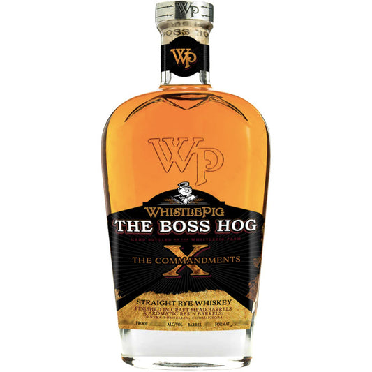 WhistlePig Boss Hog X The 10 Commandments Straight Rye 750mL