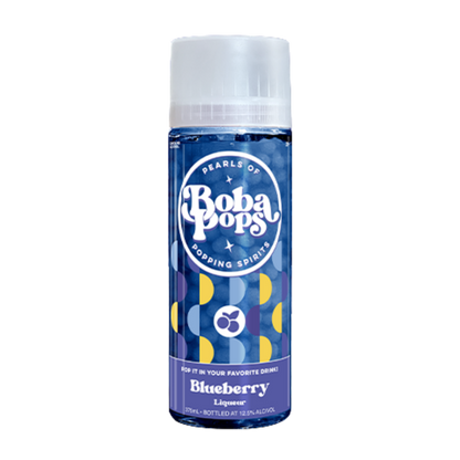 Alcohol Pearls of Boba Pops Popping Spirits - Blueberry 375ml