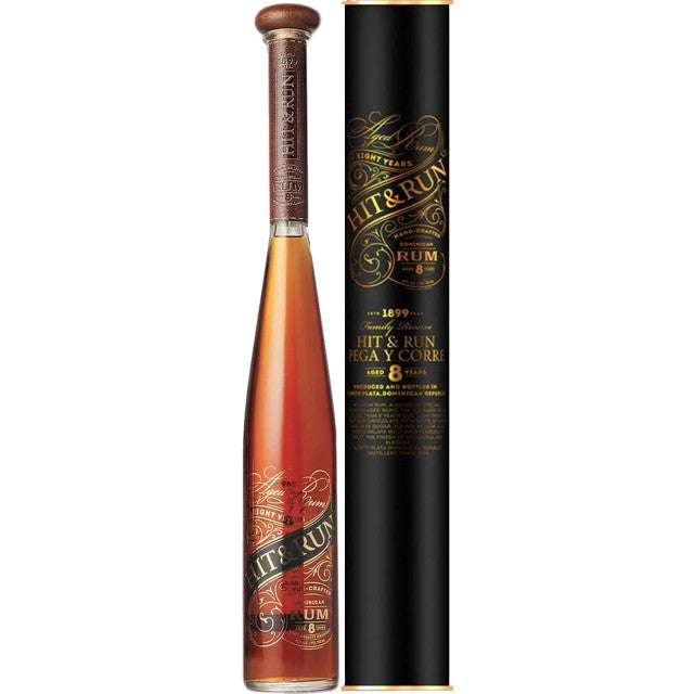 Hit & Run Hand Crafted Dominican Rum 8 Years 750mL