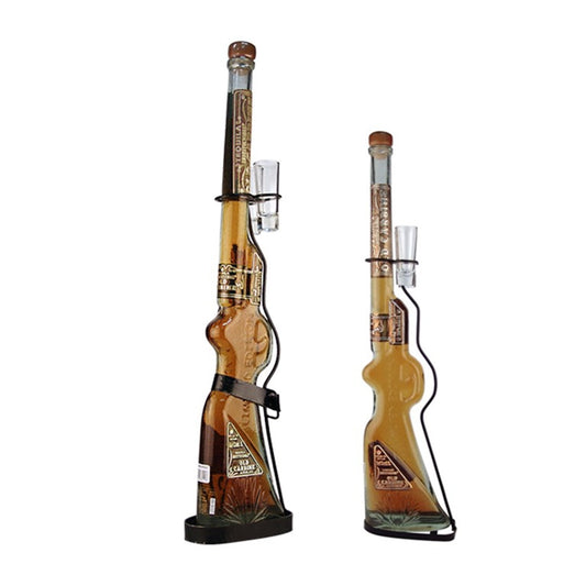 Old Carbine 100% Agave Tequila Gold with 2 Shot Glasses 1L