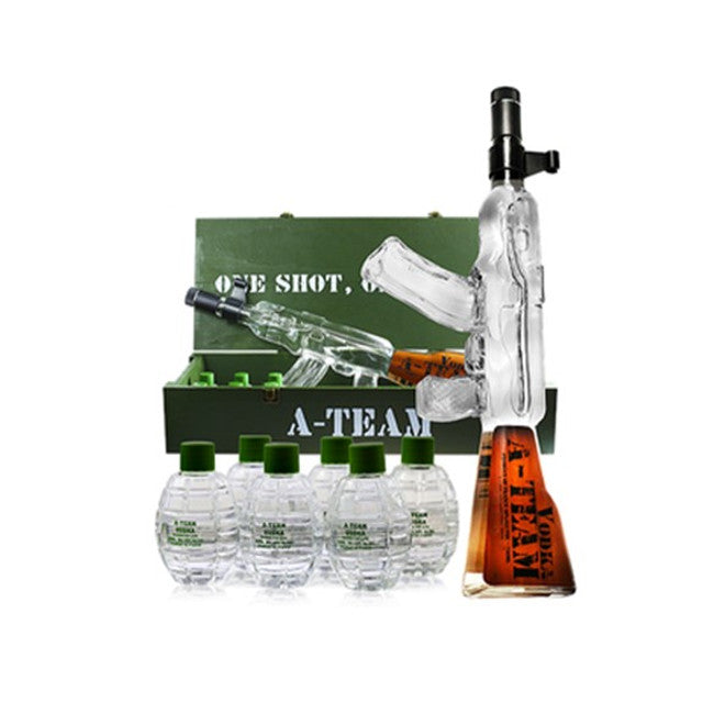 A-Team SWAT Vodka Box with Grenades 750mL