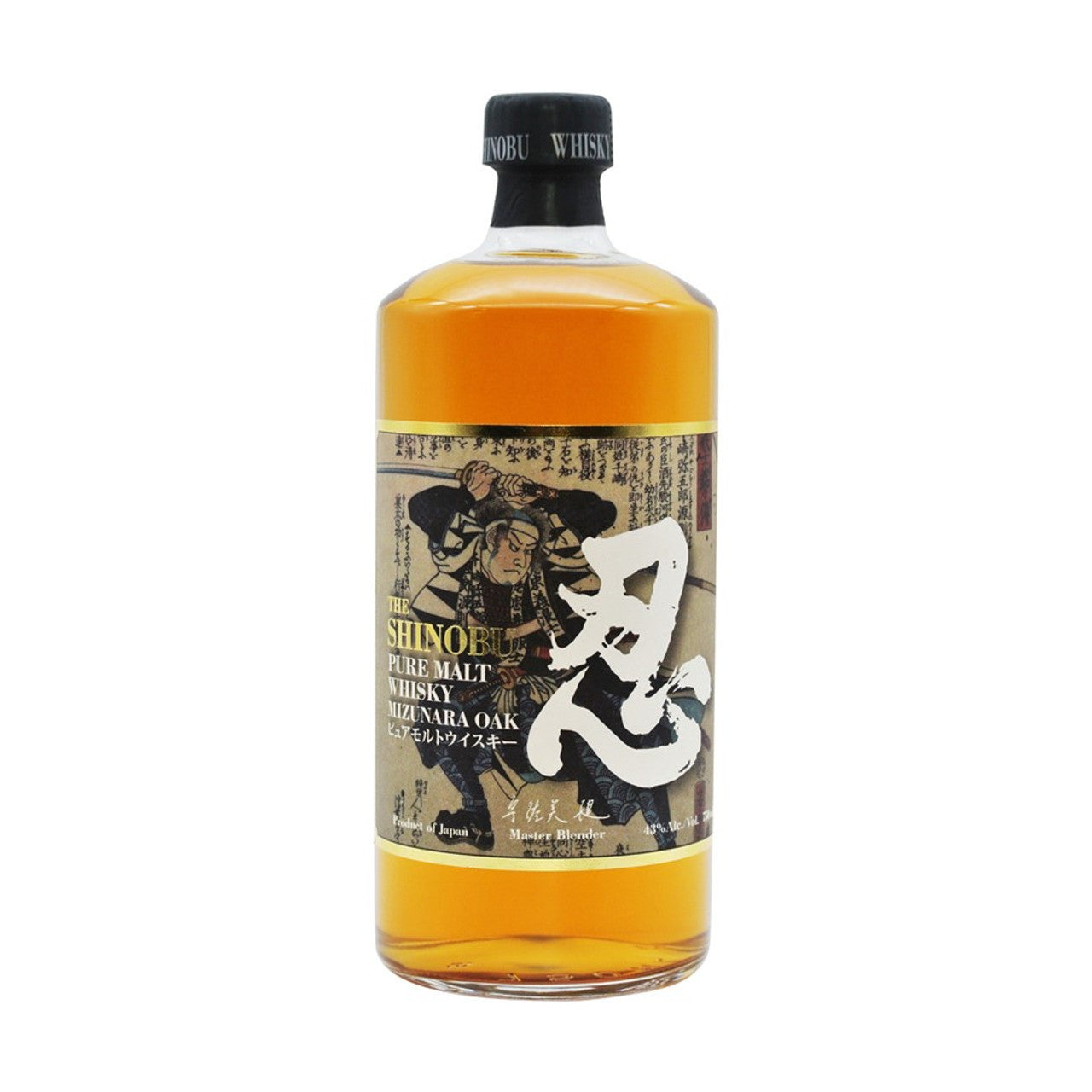 The Shinobu Pure Malt Japanese Whisky Aged in Mizunara Oak 750mL