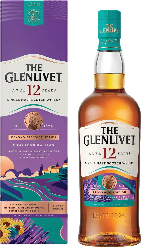 The Glenlivet 12 Year Single Malt Scotch Whisky Provence Edition