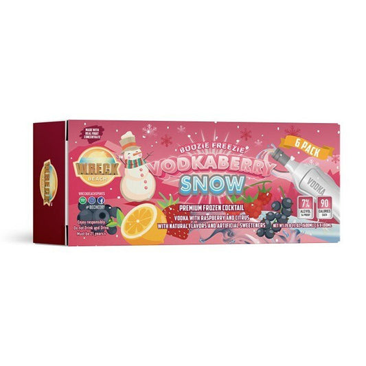 Vodka Berry Snow Boozie Freezie Wreck Beach 12 Pack