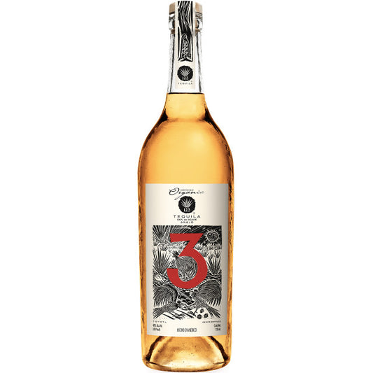 123 Organic Tequila Añejo (Tres) 750mL