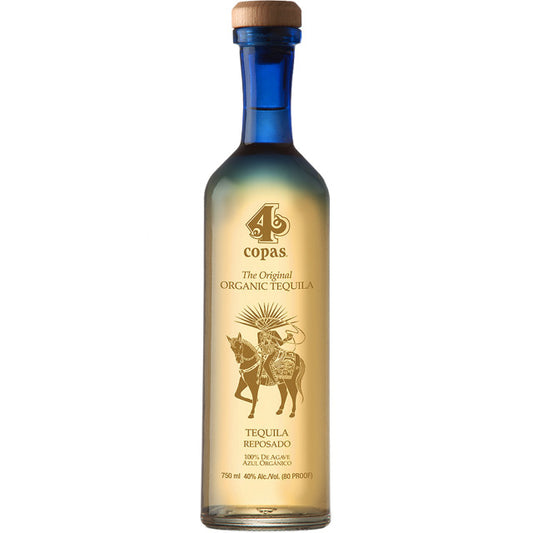 4 Copas Organic Tequila Reposado 750mL