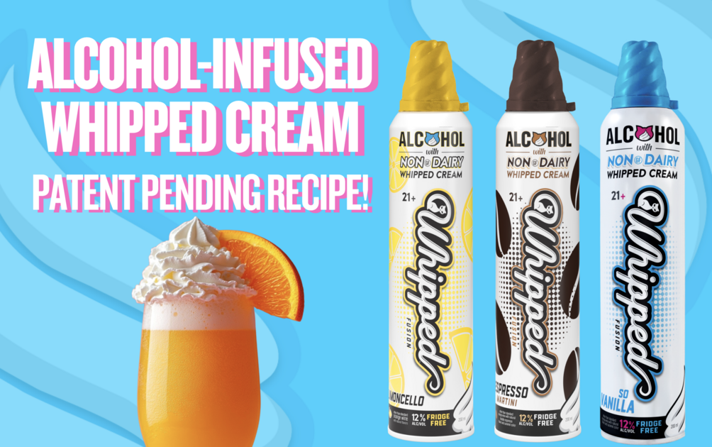 Alcohol Non Dairy Whipped Cream 6 Pack 15% Discount ( So Vanilla / Espresso Martini / Alcohol Limoncello )