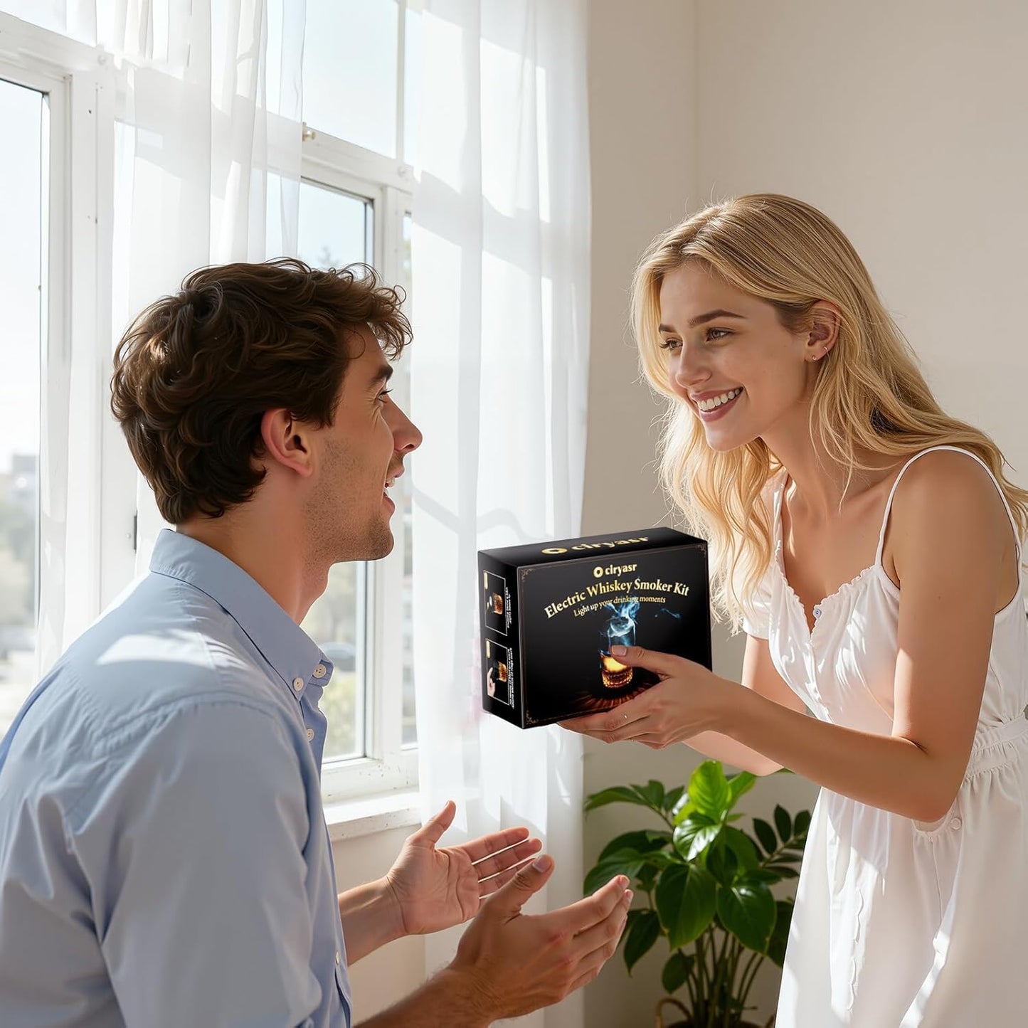 Ciryasr Electric Whiskey Smoker Kit