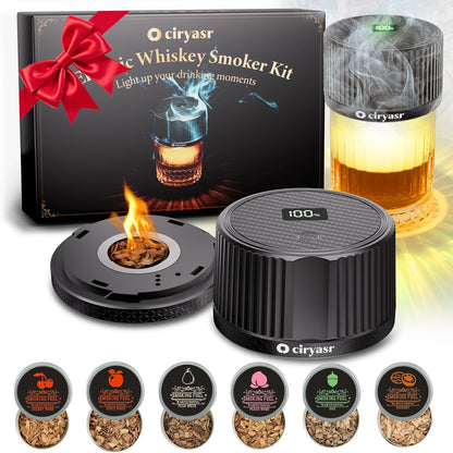 Ciryasr Electric Whiskey Smoker Kit