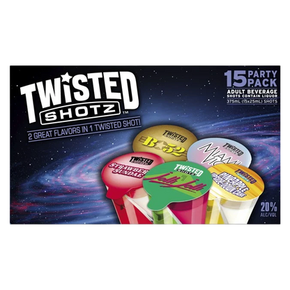 Twisted Shotz Flavor Fest 15pk 25ml Shotz ( Blue )