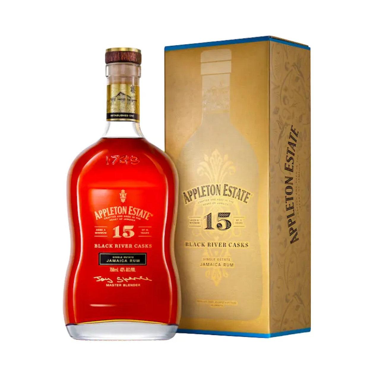 Appleton Estate Rum Black River Casks Single Estate 15 Year Old 750ml