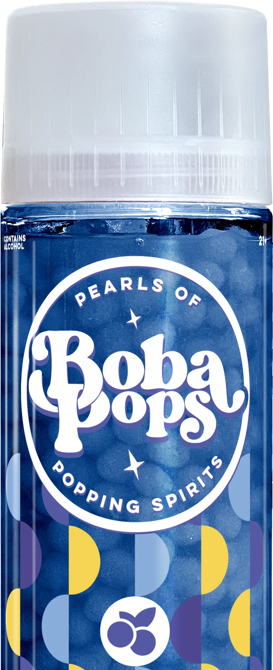 Alcohol Pearls of Boba Pops Popping Spirits - Blueberry 375ml