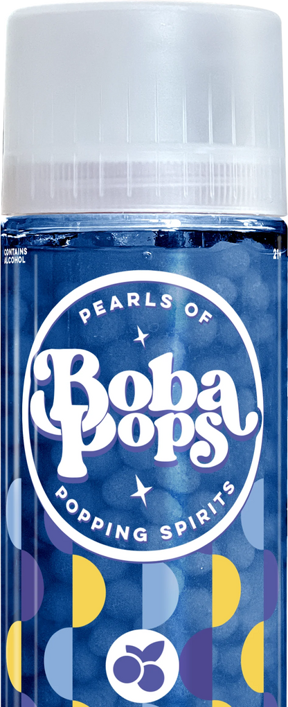 Alcohol Pearls of Boba Pops Popping Spirits - Blueberry 375ml