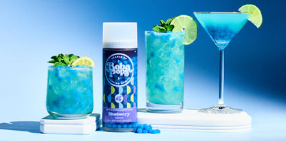 Alcohol Pearls of Boba Pops Popping Spirits - Blueberry 375ml
