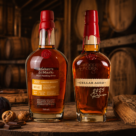 The Ultimate "Cool-Aged" Vertical: The Maker’s Mark Wood Finishing Series BRT-02 & Cellar Aged 2025 Collector’s Duo