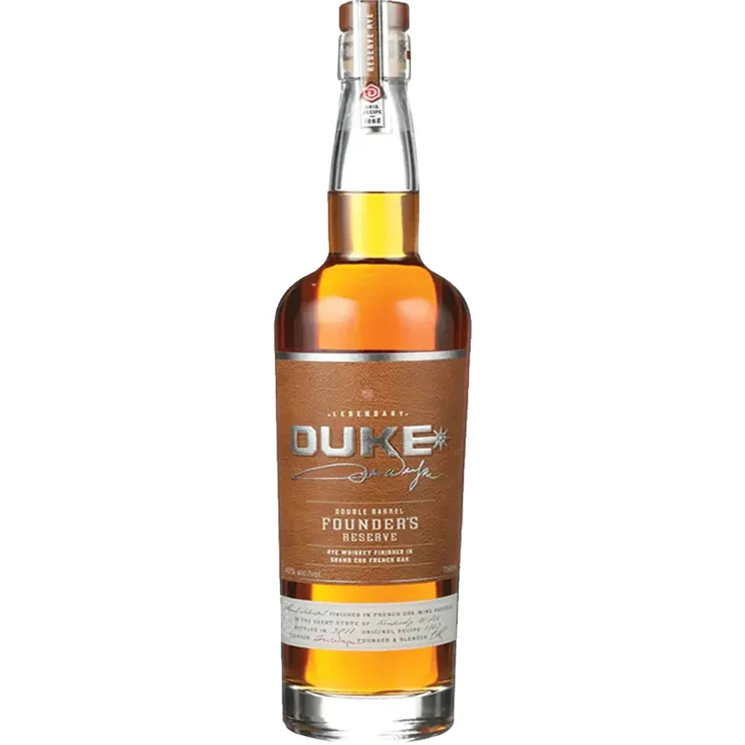 Duke Double Barrel Founder's Reserve Straight Rye Whiskey