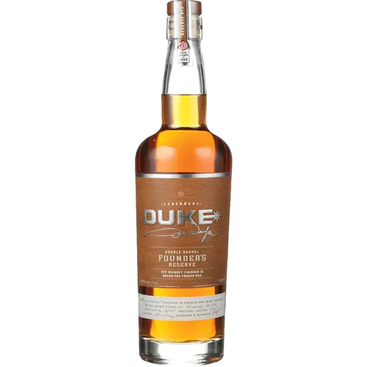 Duke Double Barrel Founder's Reserve Straight Rye Whiskey