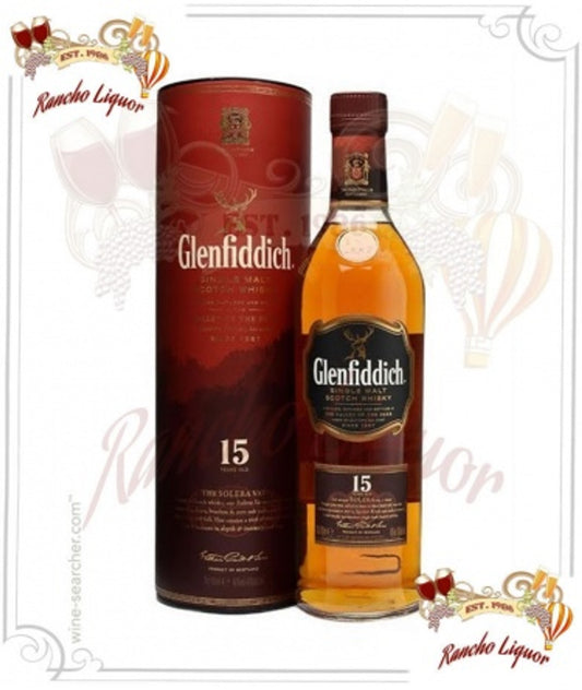 Glenfiddich 15 Year Single Malt Scotch Whiskey