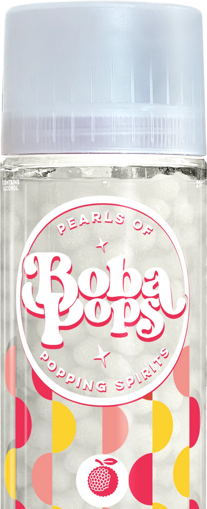 Alcohol Pearls of Boba Pops Popping Spirits - Lychee 375ml